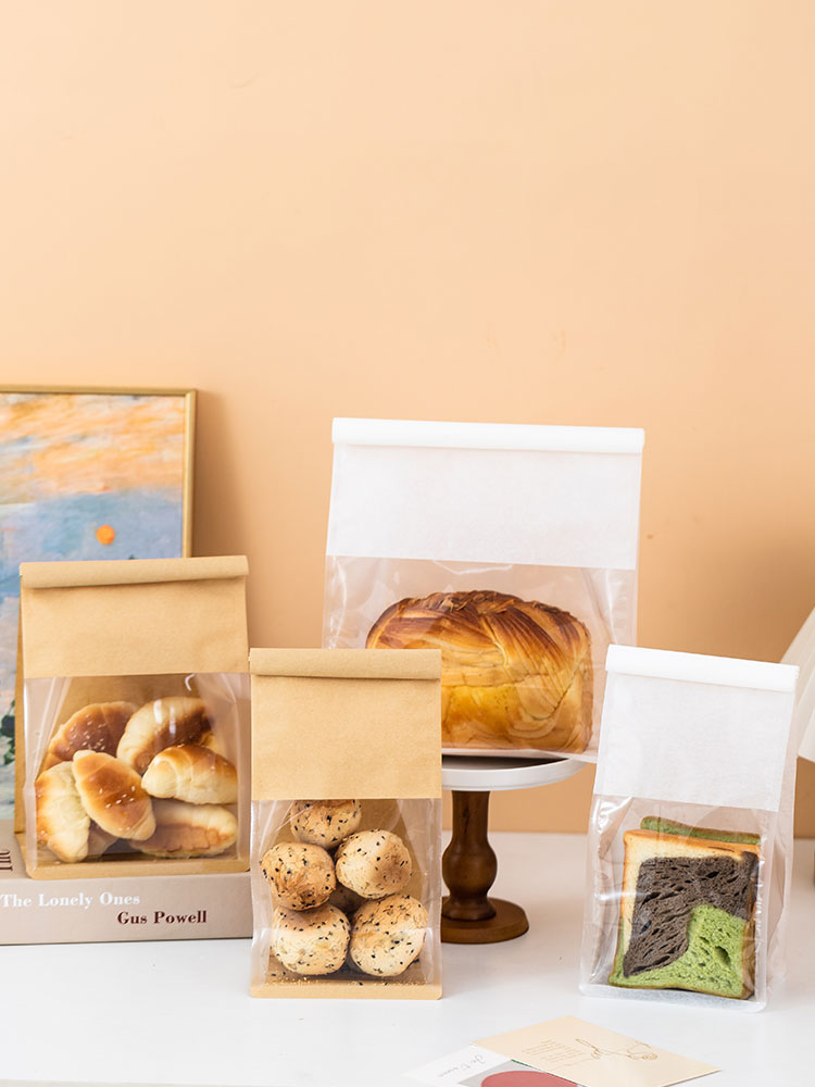 Kitchen Krafts Baking Supplies - Przezroczysta torba z papieru kraft samozamykająca