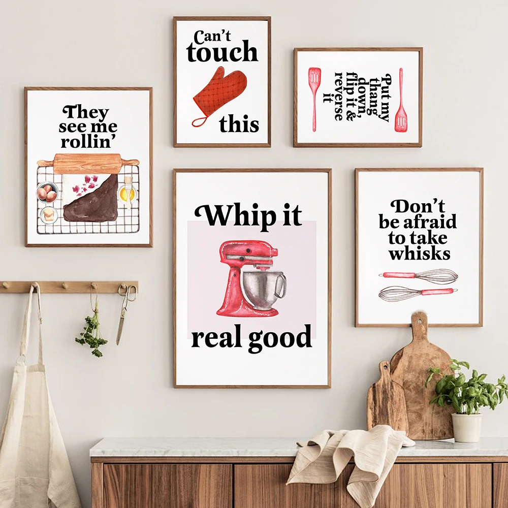 Kitchen Baking Quotes - Zabawny nadruk do pieczenia, kuchenne rapsowe