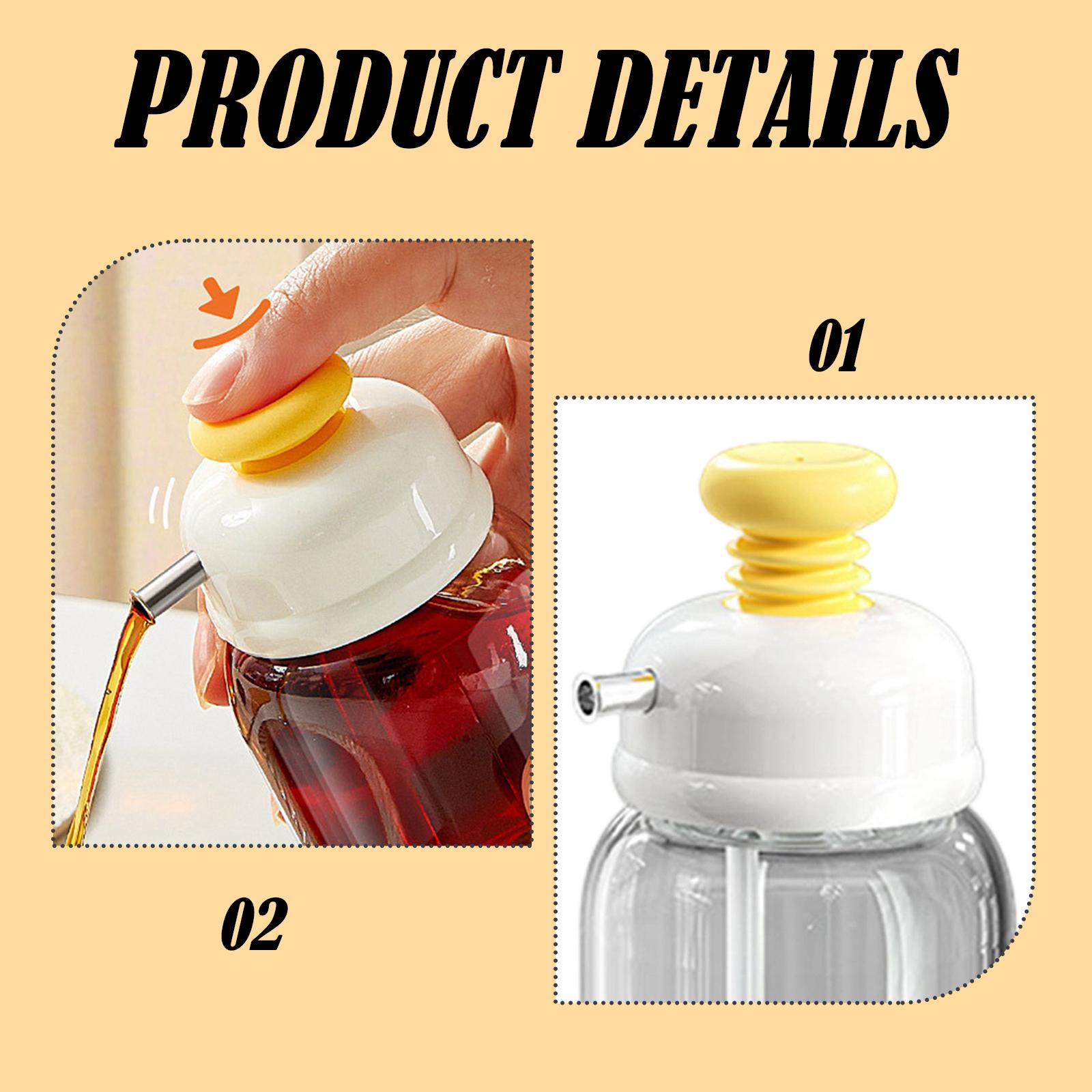 Kitchen Glass Baking Set - Dozownik do oleju oliwnego, dozownik do