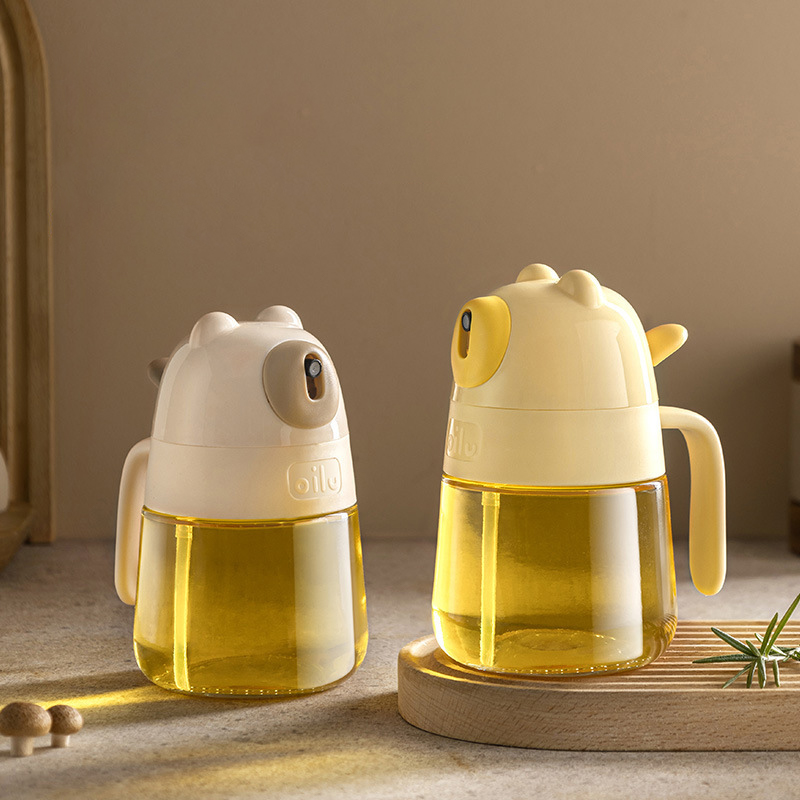 Kitchen Glass Baking Set - Butelka z rozpylaczem do oleju, dozownik