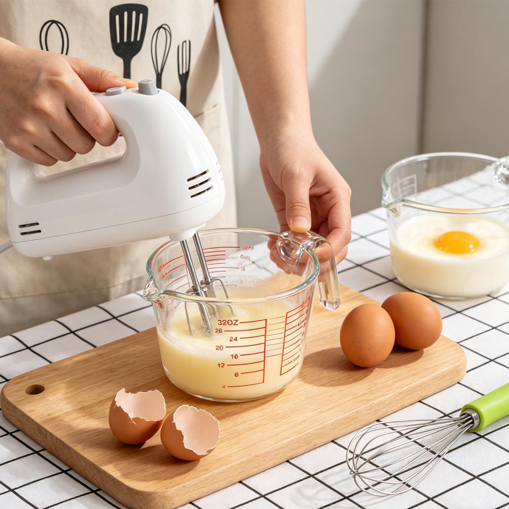 Kitchen Glass Baking Set - Zestaw miarek kuchennych, 3 sztuki, grube