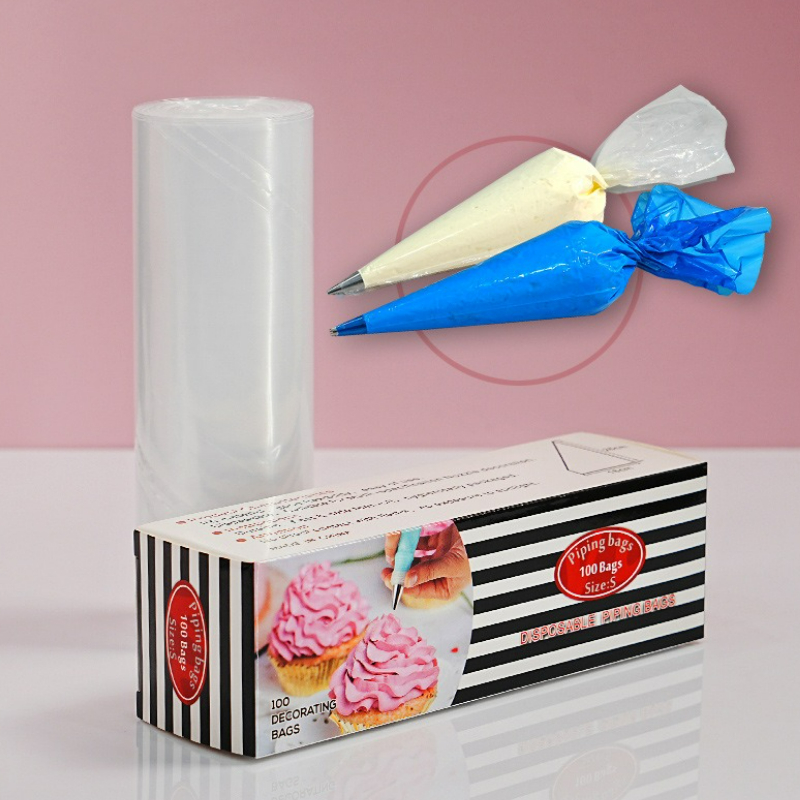 Piping Bag Disposable - 100 SZT./Opakowanie Grube Duże Dysze Jednorazowe