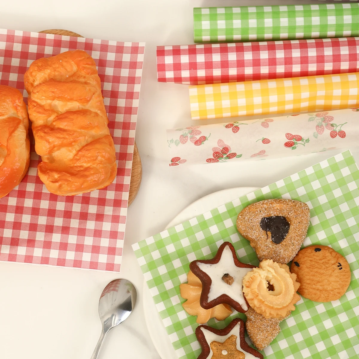 Kitchen Baking Gifts - 50 sztuk olejoodporny papier do pakowania
