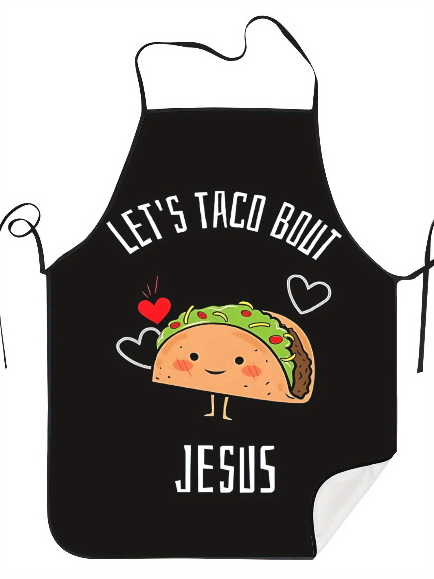 Kitchen Baking Quotes - Fartuch Kuchenny Let's Taco Bout Jesus