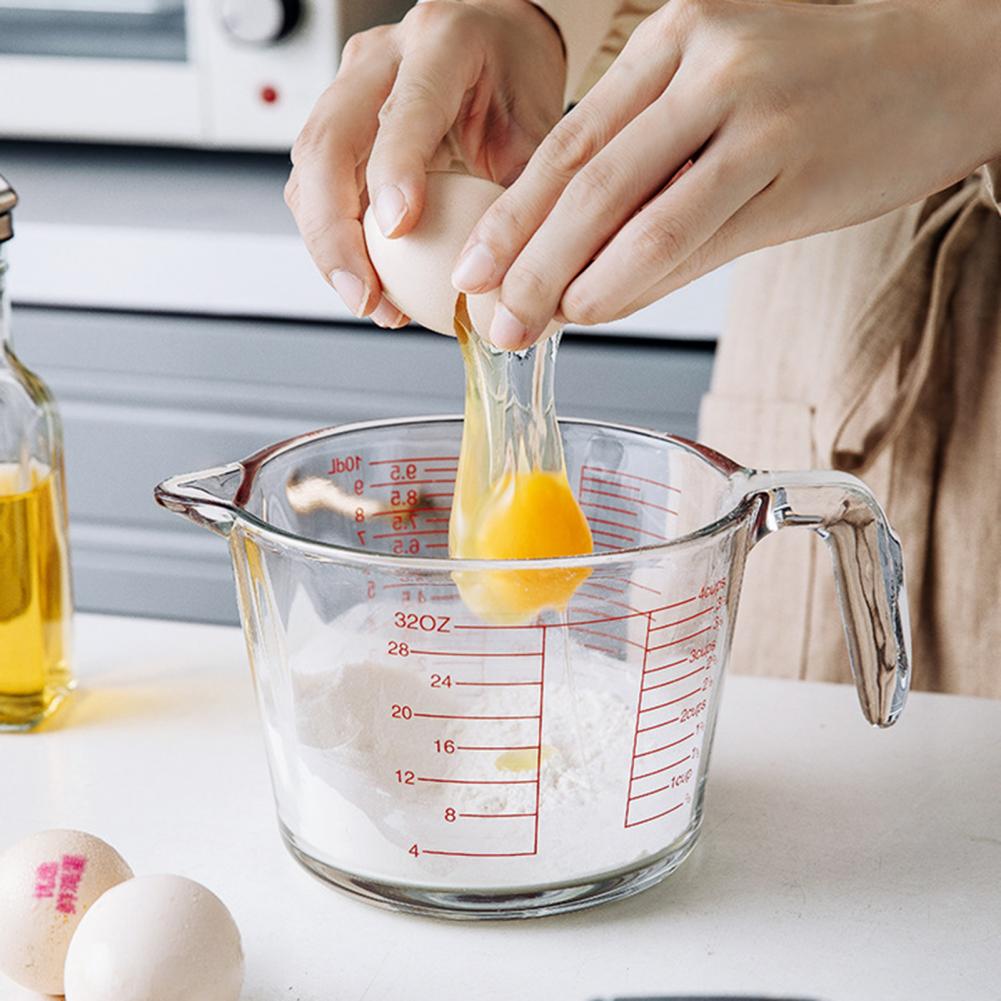 Kitchen Glass Baking Set - Zestaw miarek do płynów, wytrzymałe miarki,