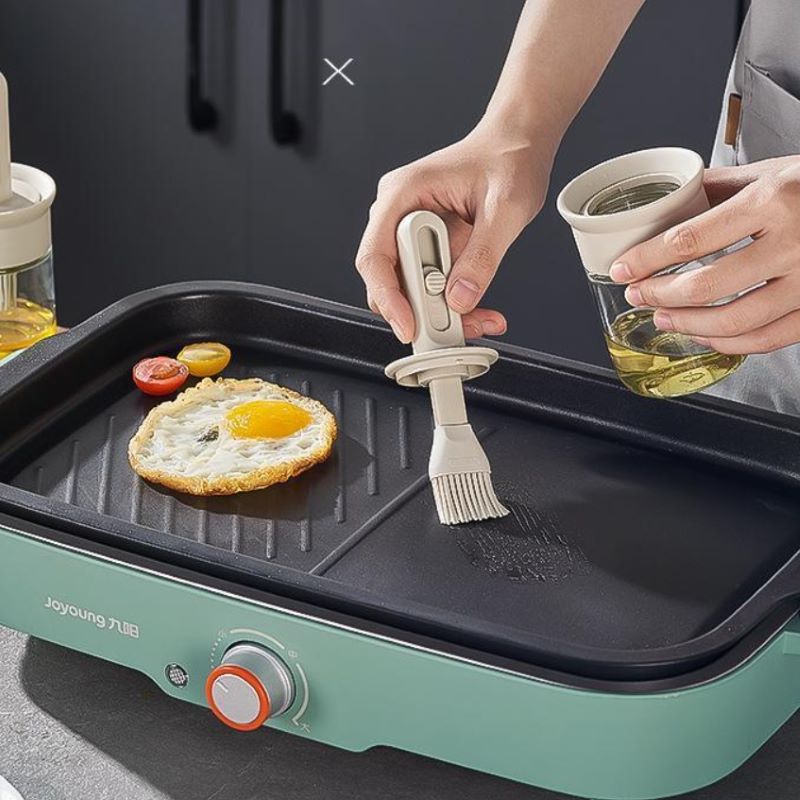 Szklana butelka na olej, silik – Kitchen Glass Baking Set recenzja i cena
