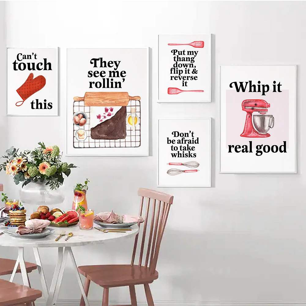 Zabawny nadruk do pieczenia, k – Kitchen Baking Quotes recenzja i cena