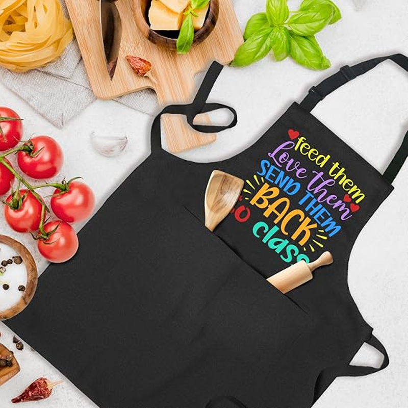 Zabawny Czarny Fartuch z Kiesz – Kitchen Baking Quotes recenzja i cena
