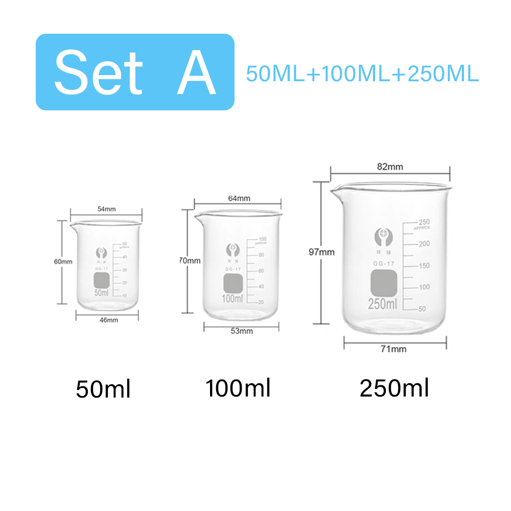 Zestaw 3 szklanych kubków miar – Kitchen Glass Baking Set recenzja i cena