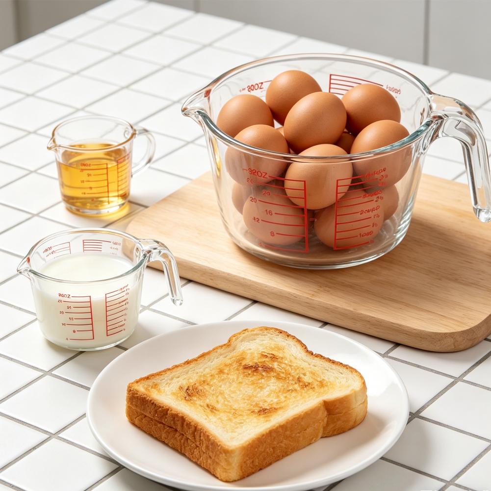 Zestaw miarek kuchennych, 3 sz – Kitchen Glass Baking Set recenzja i cena
