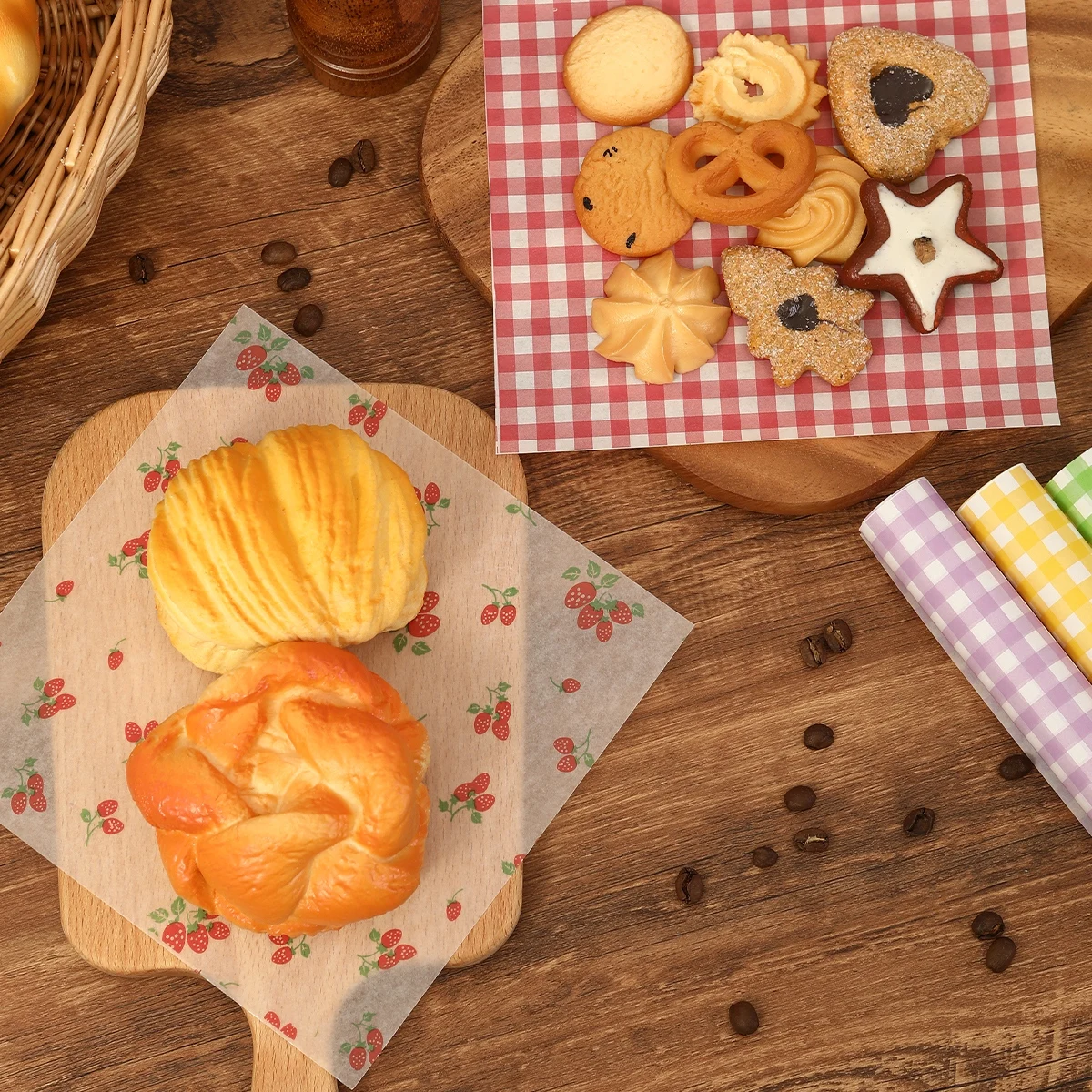 50 sztuk olejoodporny papier d – Kitchen Baking Gifts recenzja i cena