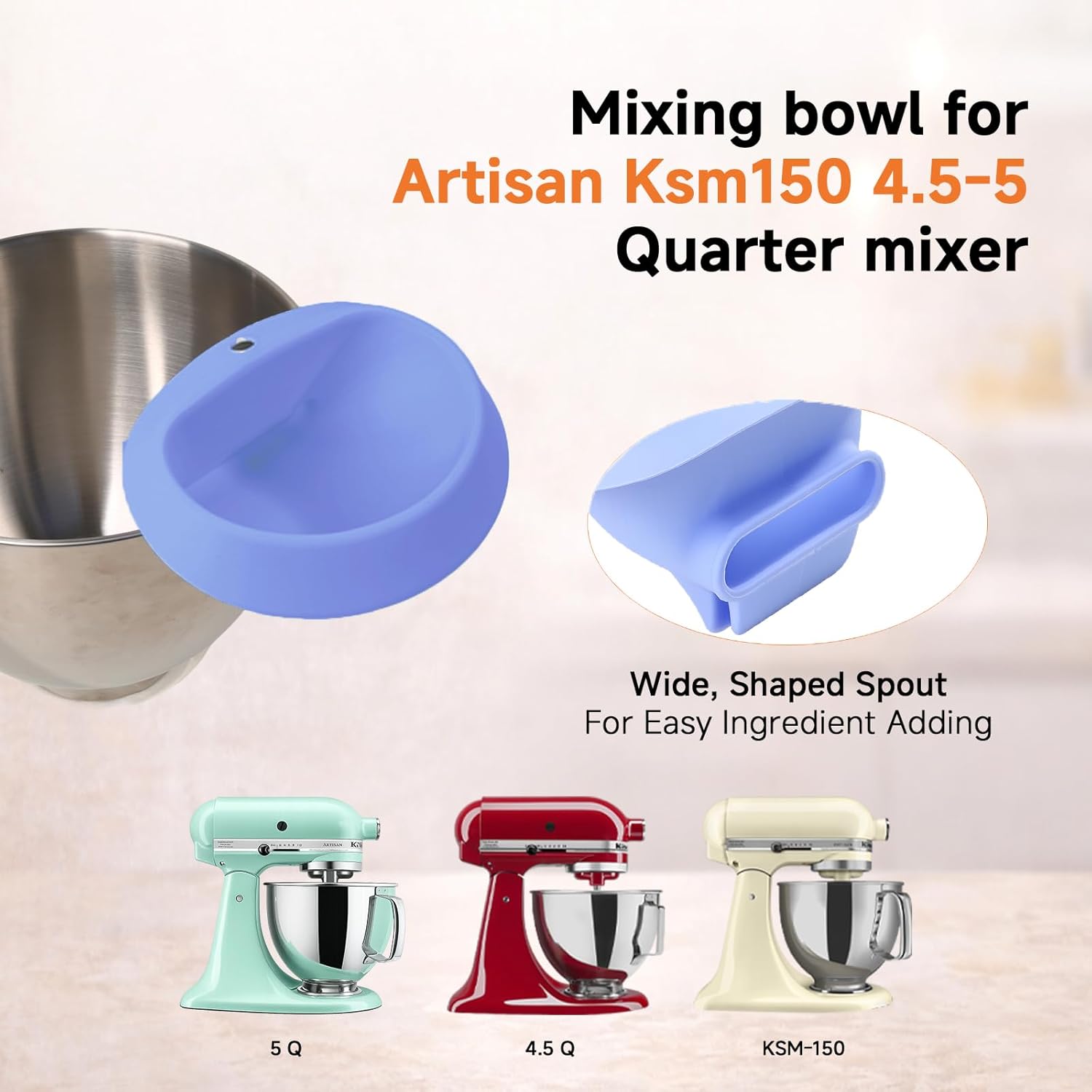 Silikonowy lejek do mąki Kitch – Kitchen Aid Baking Bread recenzja i cena