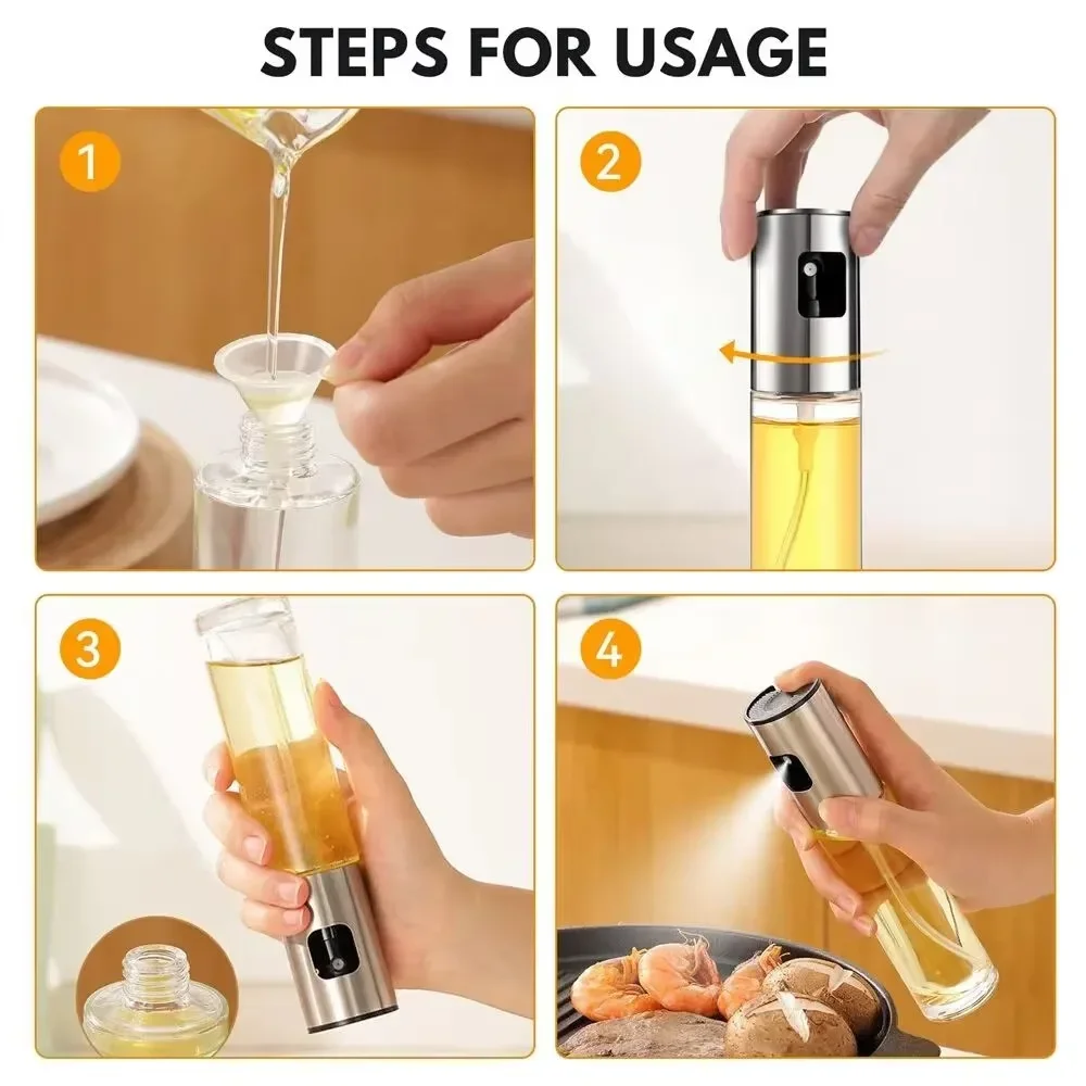 Szklany rozpylacz do oleju do  – Kitchen Glass Baking Set recenzja i cena