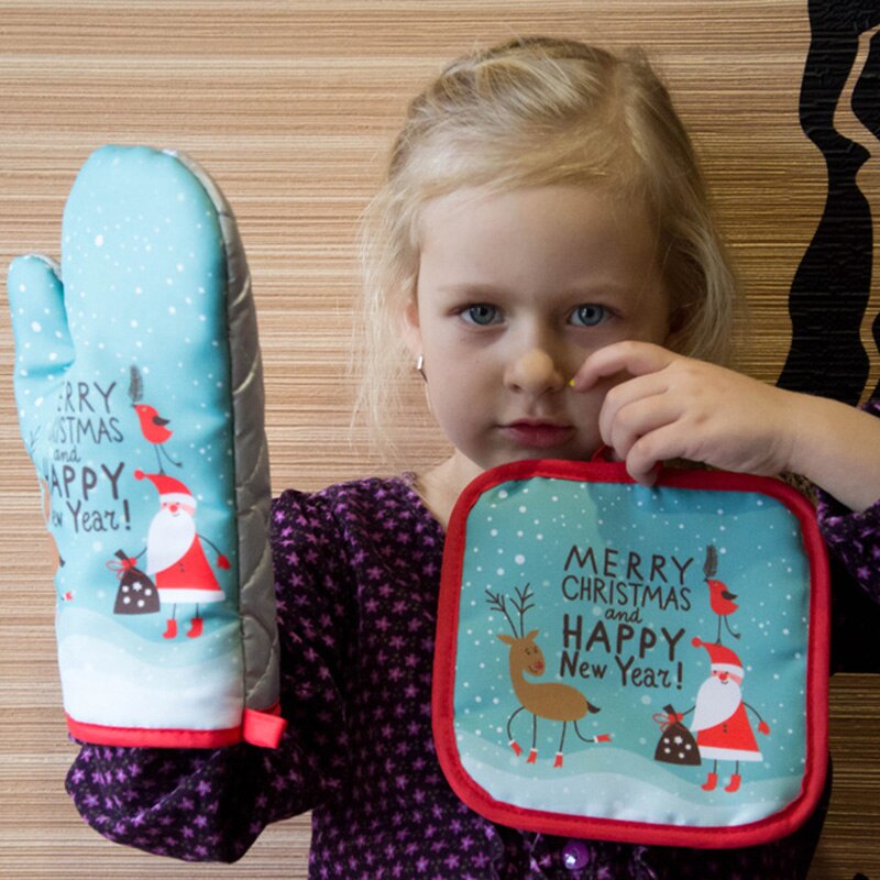 2szt/zestaw Świąteczne rękawic – Kitchen Baking Gifts recenzja i cena