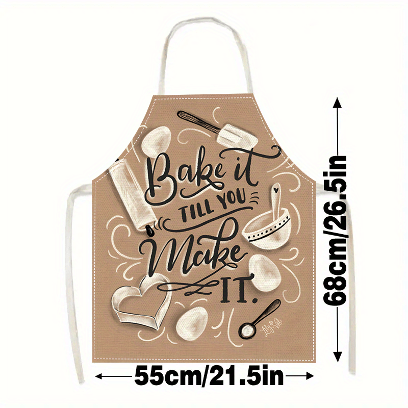1 szt. Fartuch do pieczenia z  – Kitchen Baking Quotes recenzja i cena