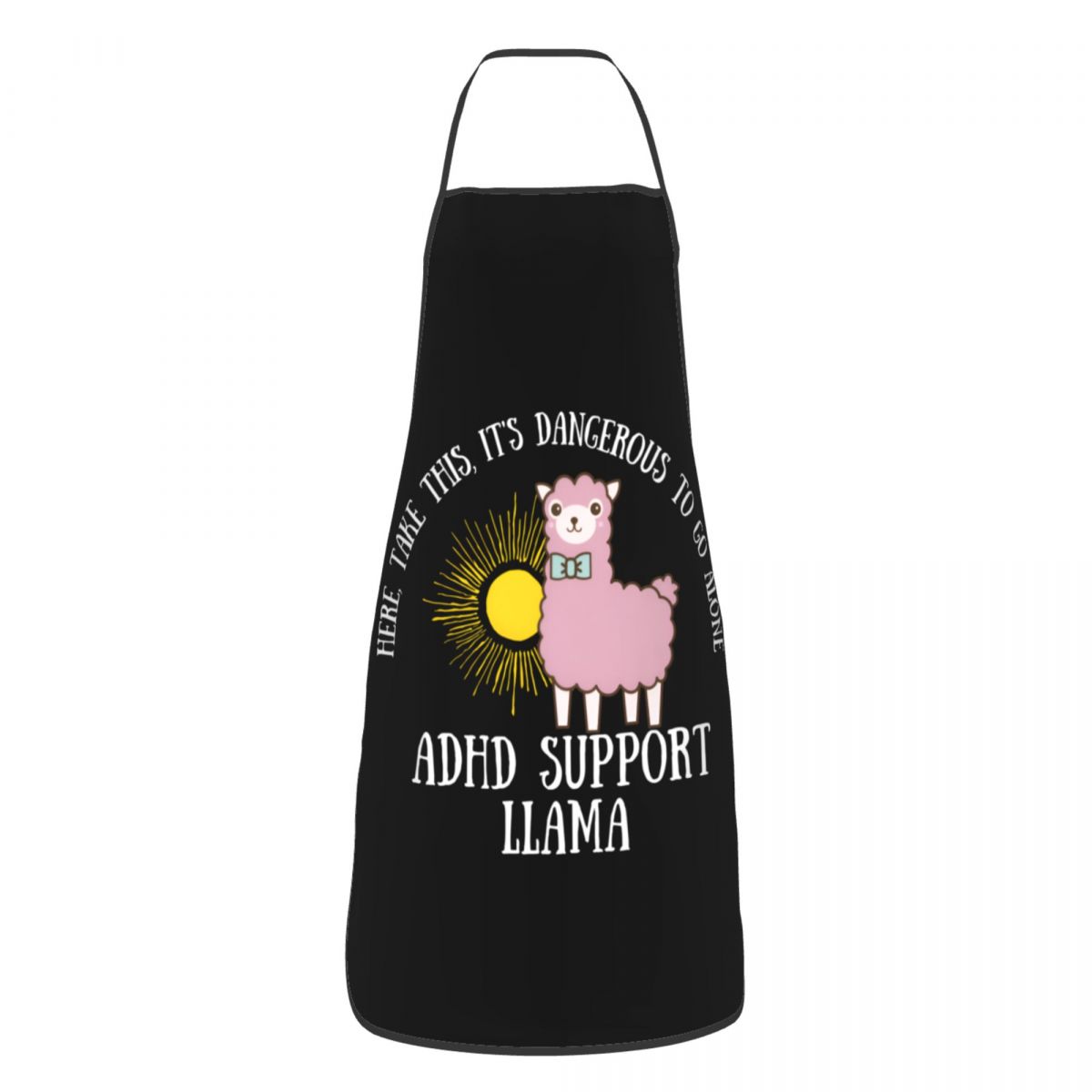 Unisex ADHD Support Llama Quot – Kitchen Baking Quotes recenzja i cena